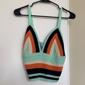 Zara - Cropped Knit Tank